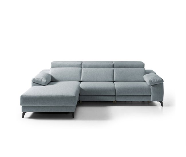 Chaise longue 4 plazas relax eléctrico AMIL izquierda azul Azul