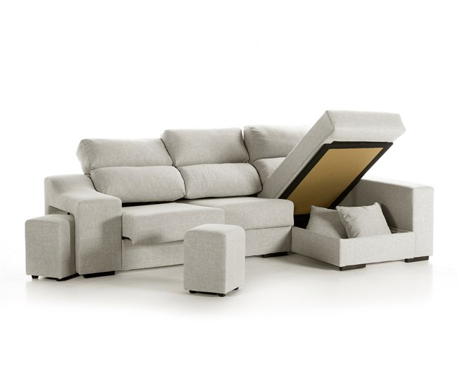 Chaise longue LUCIA IV Gris Claro