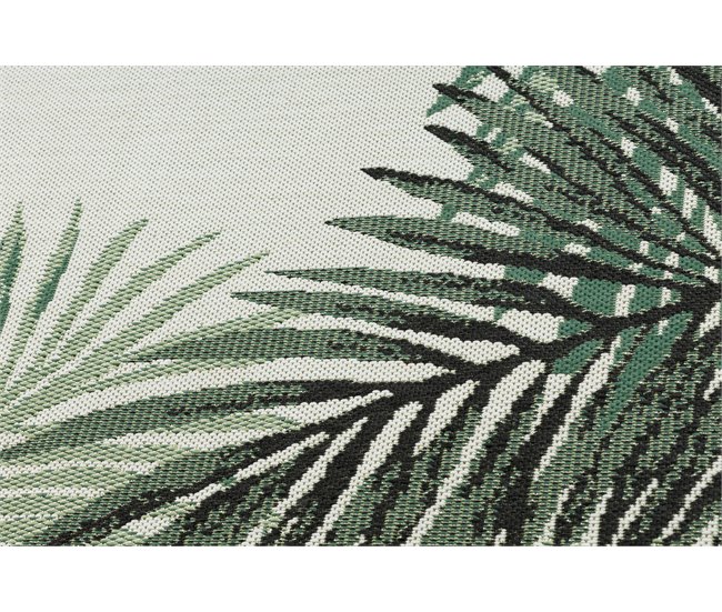 Alfombra de cuerda sisal COLOR Hojas Selva 120x170 Verde