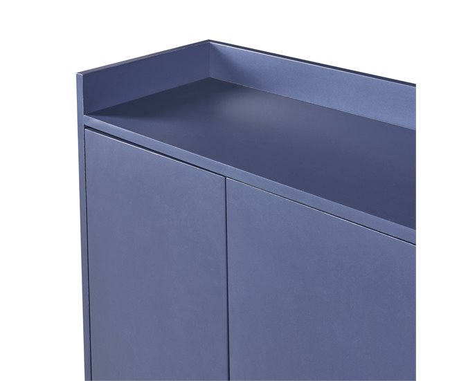 Aparador, 4 puertas, mueble comedor, comedor, sala, cocina 120 Azul