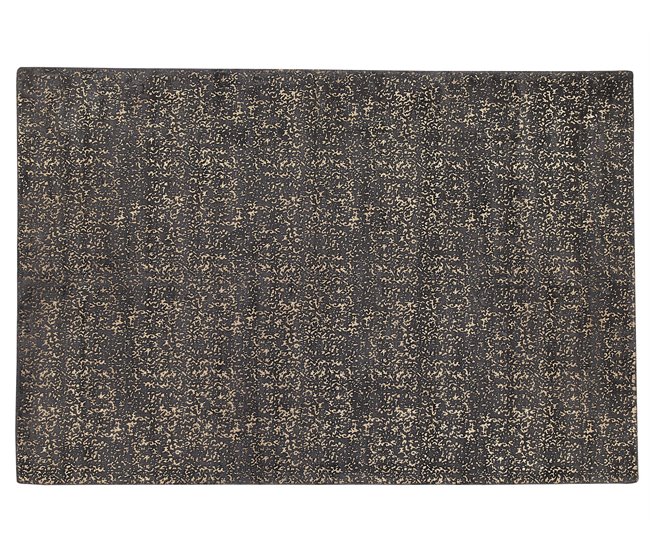 Beliani Alfombra de pelo corto ESEL 140x200 Dorado