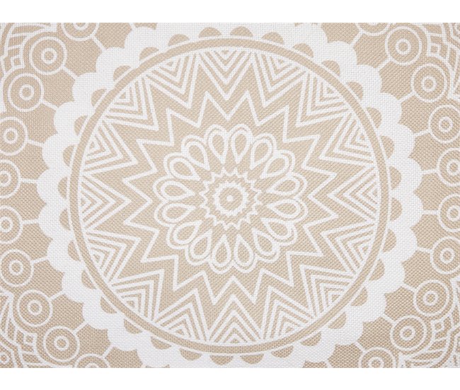 Beliani Cojín decorativo AGRIMONY Beige