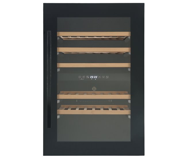 Vinoteca 57 botellas Caviss CLEN257TBEG Integrable en columna 2 zonas de temperatura Compresor Negro