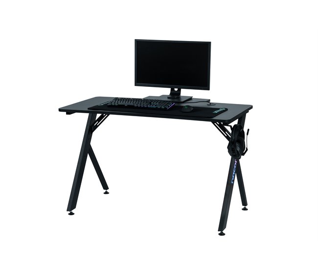 Mesa de Gaming NACON RGB. negra Negro