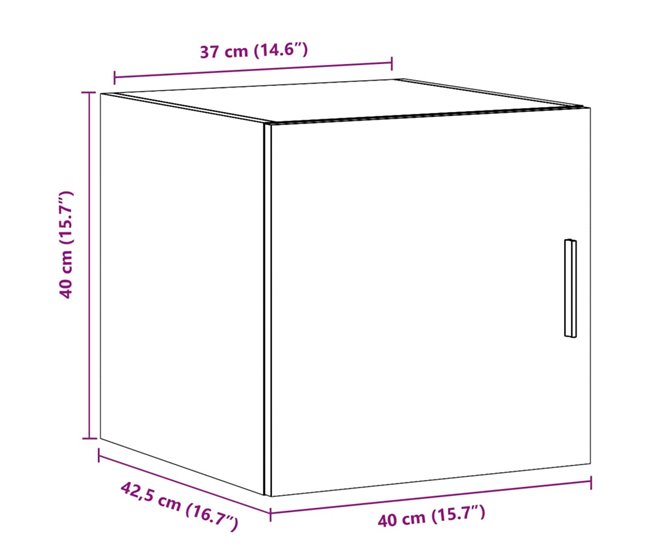 Armario De Pared 40 Blanco