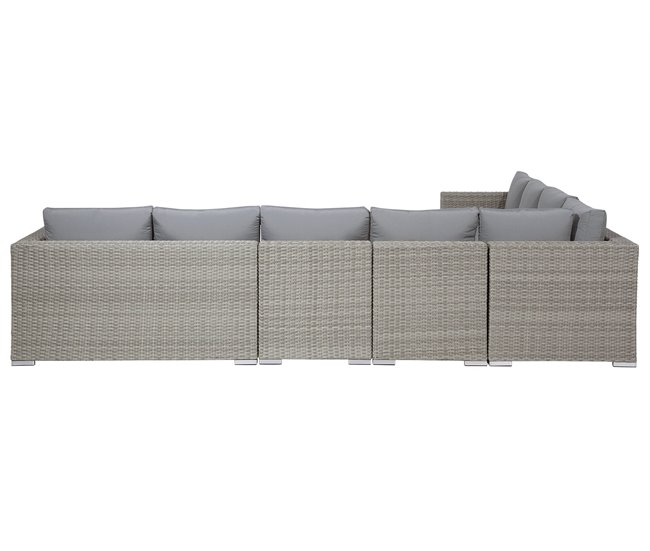 Beliani Conjunto longue XXL Beige