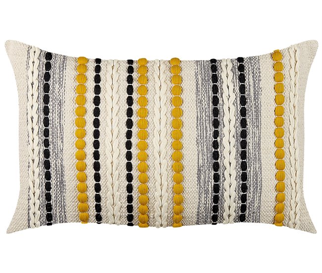 Beliani Cojín decorativo ARDISIA Beige
