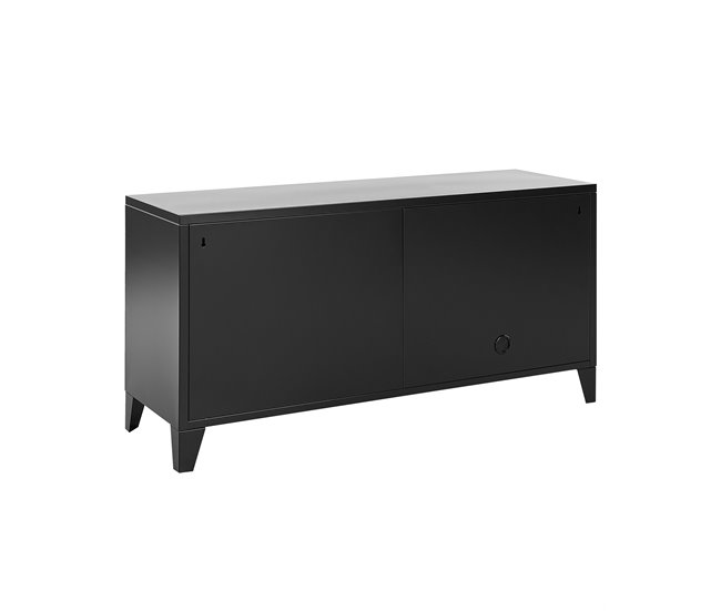 Beliani Estantería de oficina CARDIFF 120 Negro