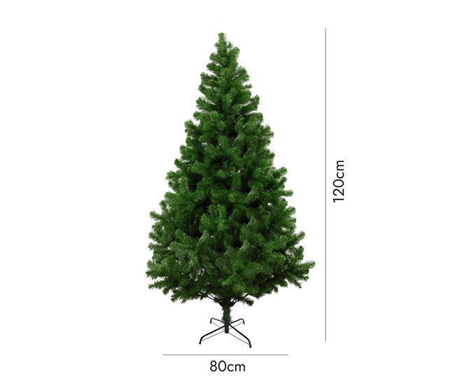 Árbol de Navidad de efectos reales Verde