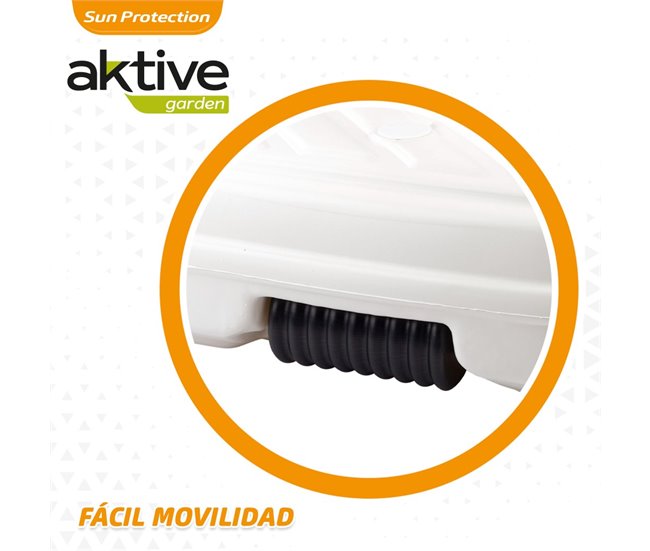 Base para sombrilla cuadrada blanca 33-48 mm Aktive Blanco