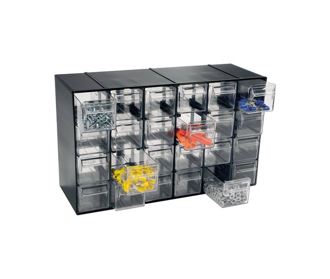 Armario multiusos 2 puertas en PVC Antracita