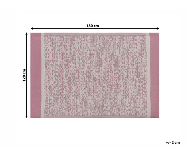 Beliani Alfombra de exterior BALLARI 120x180 Negro