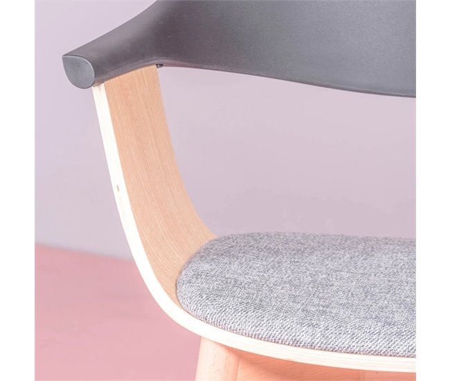 Silla de diseño nórdico en madera de fresno - Hut Madera