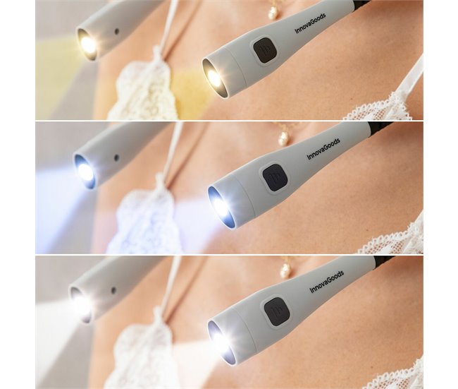 Luz de Lectura Recargable para Cuello Negro