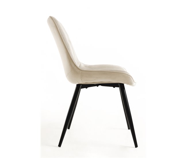 Pack 4 Sillas Lene Terciopelo Beige