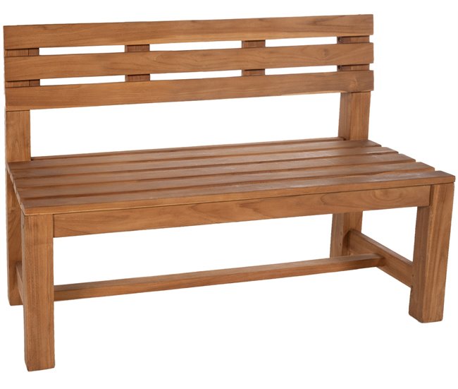 Banco de jardín - Augusta - Madera 150x50 Marron