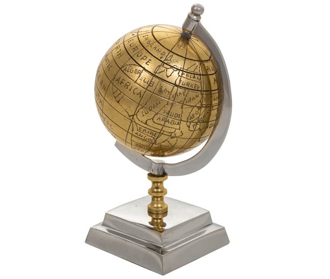 Globo terráqueo Dorado