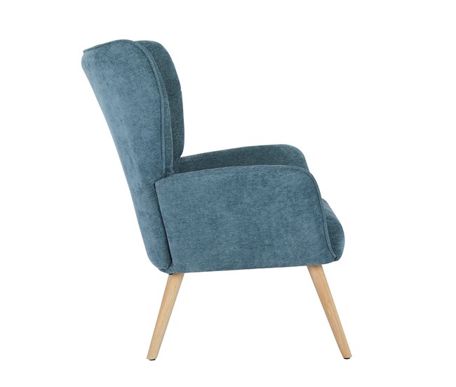 Sillón decorativo TYRA Azul