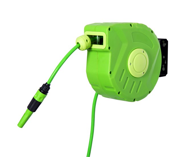 Carrete PP, PVC Outsunny, ferretería - utensilios de trabajo Verde