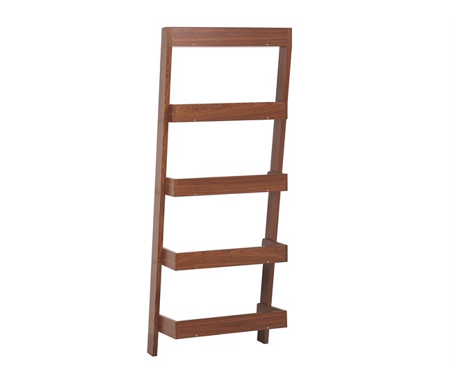 Beliani Librería MOBILE TRIO Marron