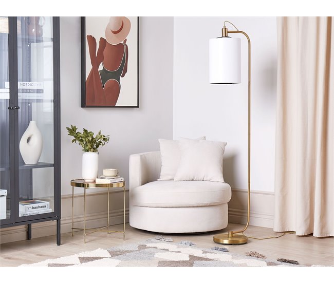 Beliani Lámpara de pie LIBERIA Cobre