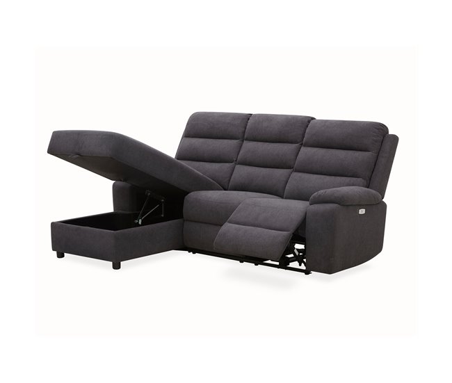 Chaise longue relax eléctrica AMANDA Gris