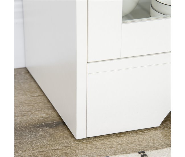 Aparador de Cocina Melamina de Madera HOMCOM, hogar - cocina 80 Blanco
