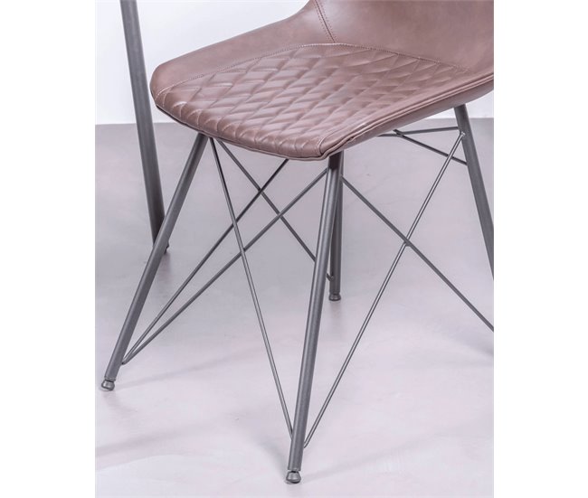 Pack de 2 sillas vintage - Jules Marron