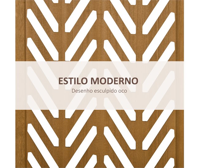 Biombo Madera de Paulownia HOMCOM, hogar - decoración Marron
