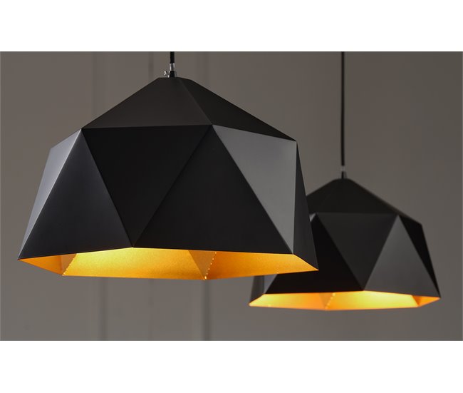 Lámpara de techo YONG 1 luz, 22W 120x38x38cm  Negro