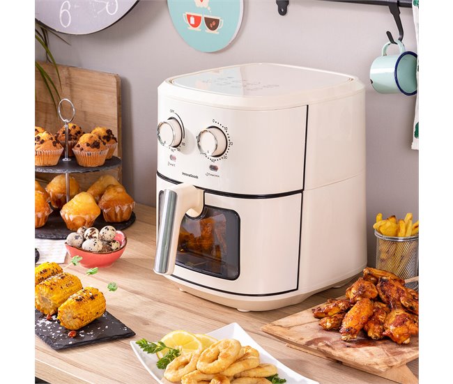 Freidora sin Aceite Vynner Pro 6500 Crema