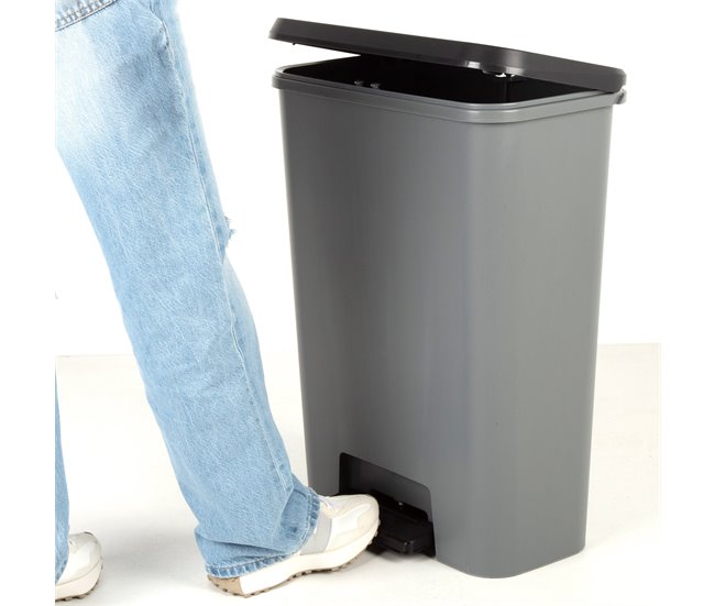 Curver Cubo de basura Compatta 50L Gris