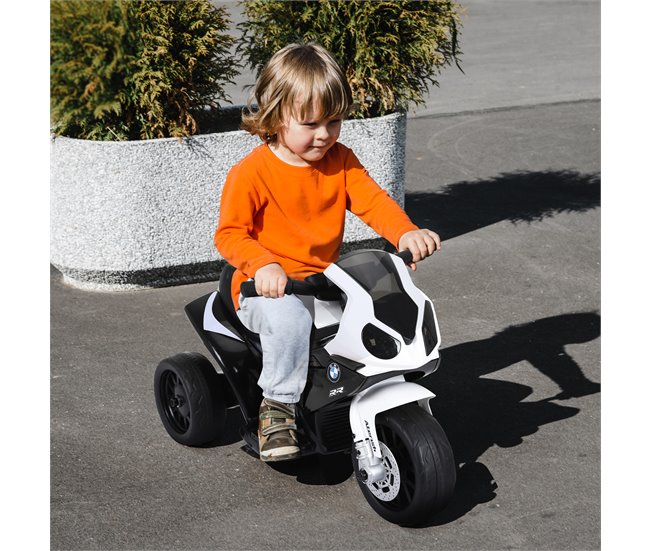 Moto Eléctrica Infantil PP y metal HOMCOM Negro