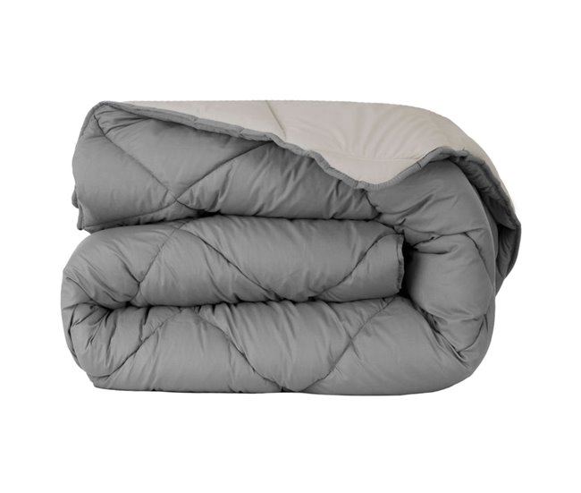 Edredón Dreamura Iro Azul Petróleo Gris