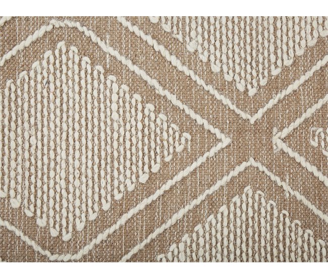 Beliani Alfombra de pelo corto KACEM Beige