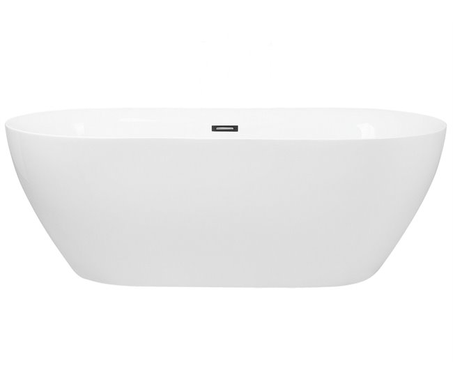 Beliani Bañera independiente CARRERA 80x180 Blanco