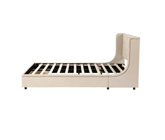 Cama con cajones 200x140 Beige