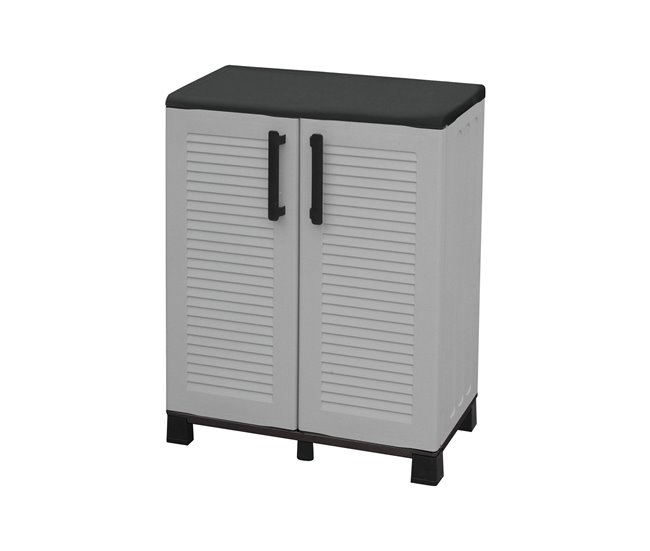 Armario exterior en PVC Gris