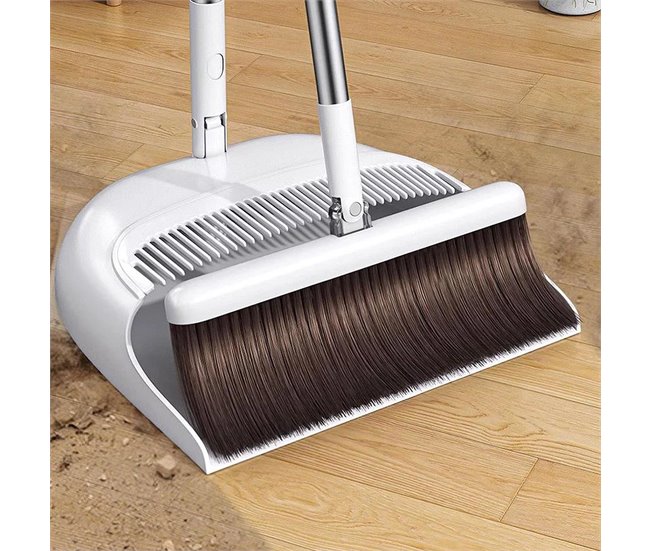 Joybos escoba con recogedor con efecto electroestático Blanco