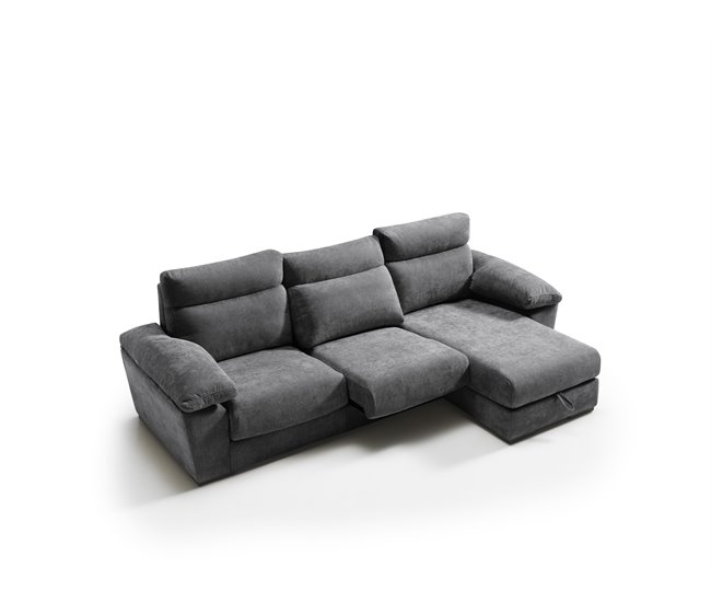 Chaise longue SOLIS Antracita