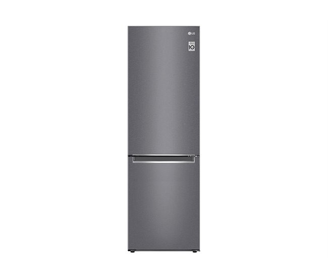 Frigorífico combi 203cm inox Grafito 419L no frost LG GBP62DSNGN Gris