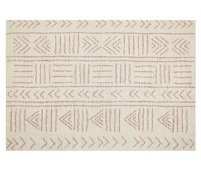 Beliani Alfombra de pelo corto EDIRNE 140x200 Beige