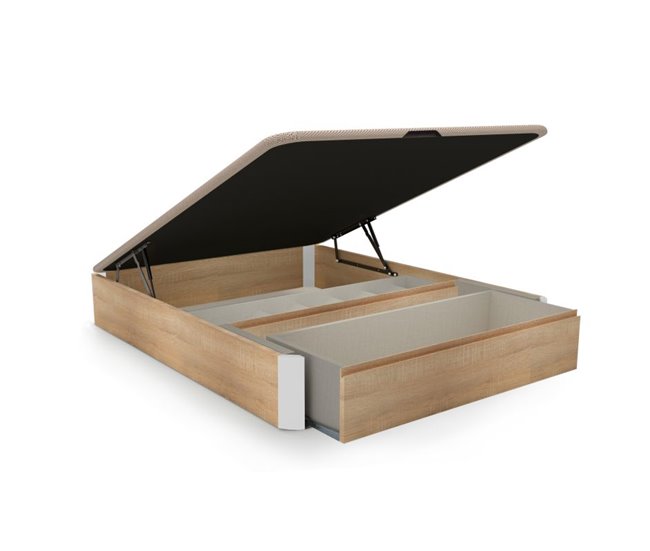 Canapé Luxury S-Max 3D 150x190 Natural/ Blanco