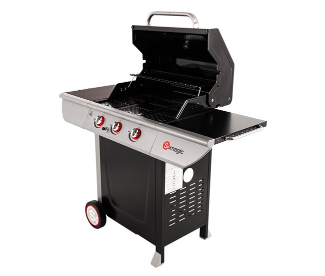 Barbacoa de 3 quemadores MANHATTAN 300S Negro