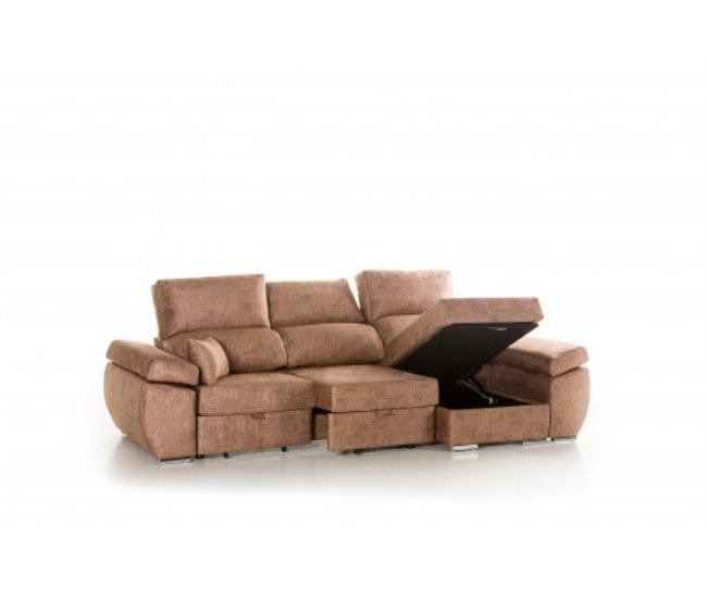 Chaiselongue Reversible Indico Derecha Camel