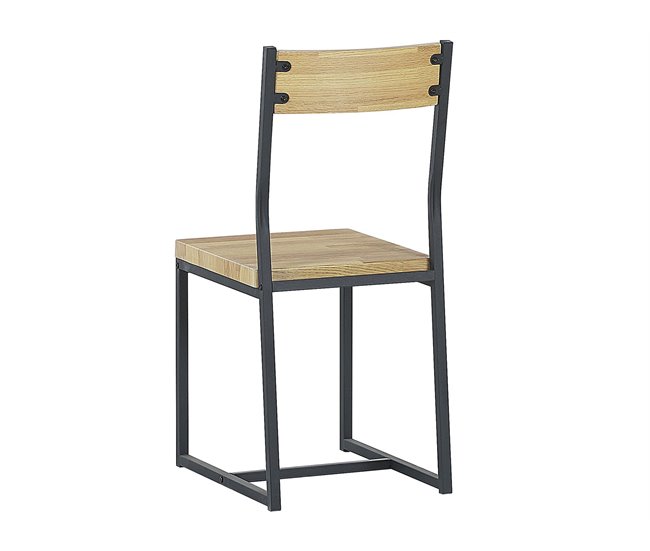 Beliani Conjunto de comedor FLIXTON Marron