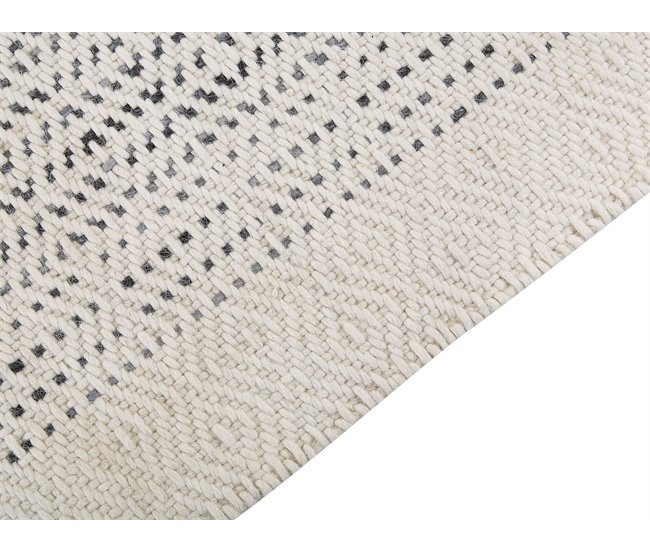 Beliani Alfombra de pelo corto OMERLI 80x150 Blanco