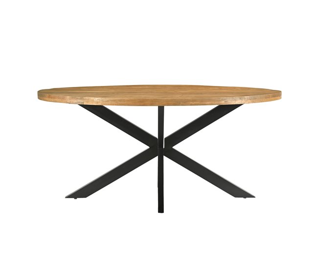 BARI-Mesa de comedor x1 180x90 Marron