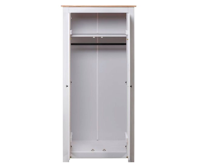 Armario Panamá  puertas  de pino 80 Blanco