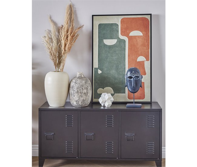 Beliani Estantería de oficina CARDIFF 120 Negro